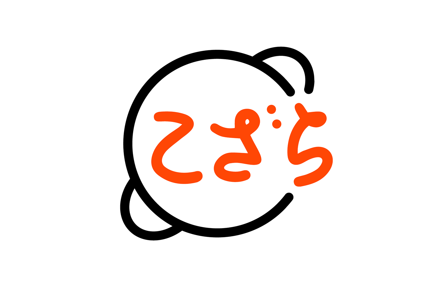 BCOME kozara graphic design  japan Restaurant Branding Logo Design orange こざら icon design  Icon