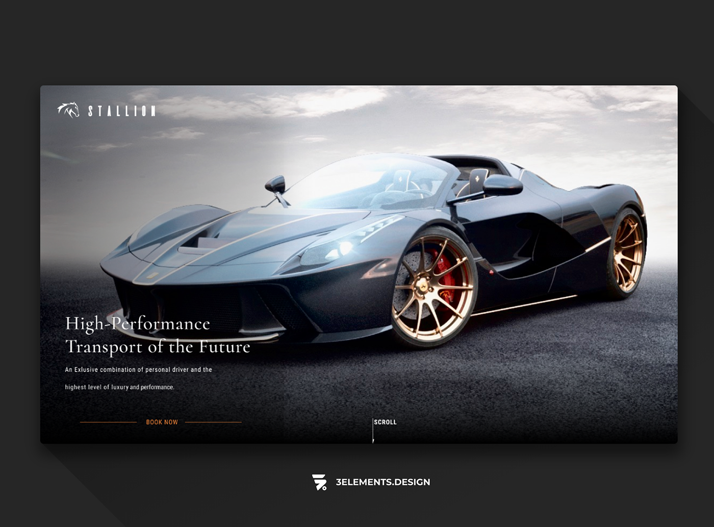 UI ux Web Design  web development  ui design UX design 3D Rendering automotive   laferrari FERRARI 3D CGI cinema 4d octane