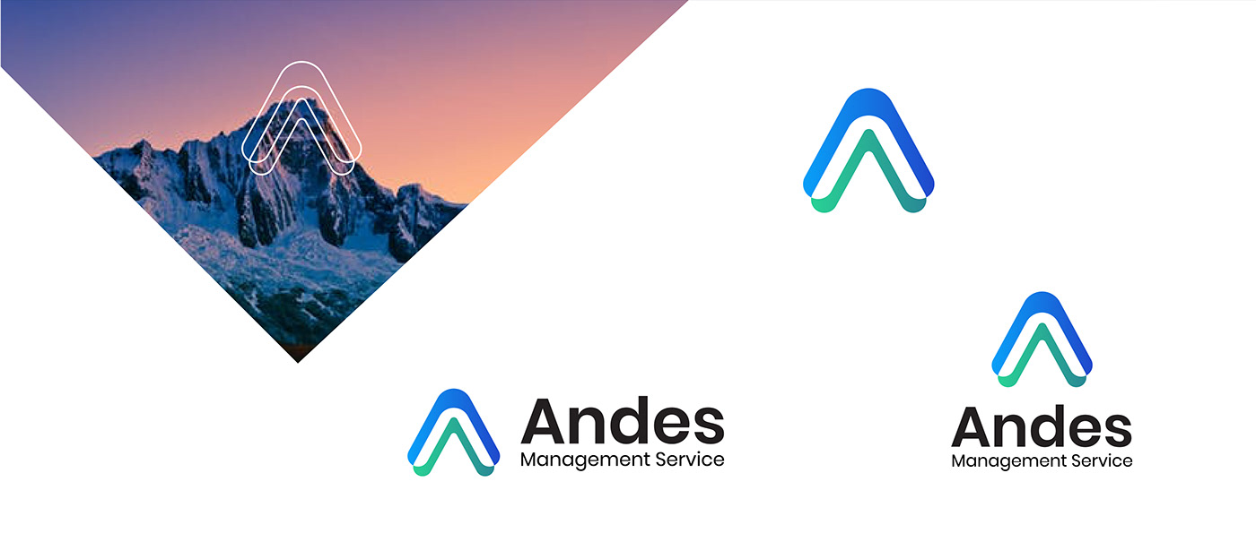 Andes branding  cleaning construction Logo Design restoration services