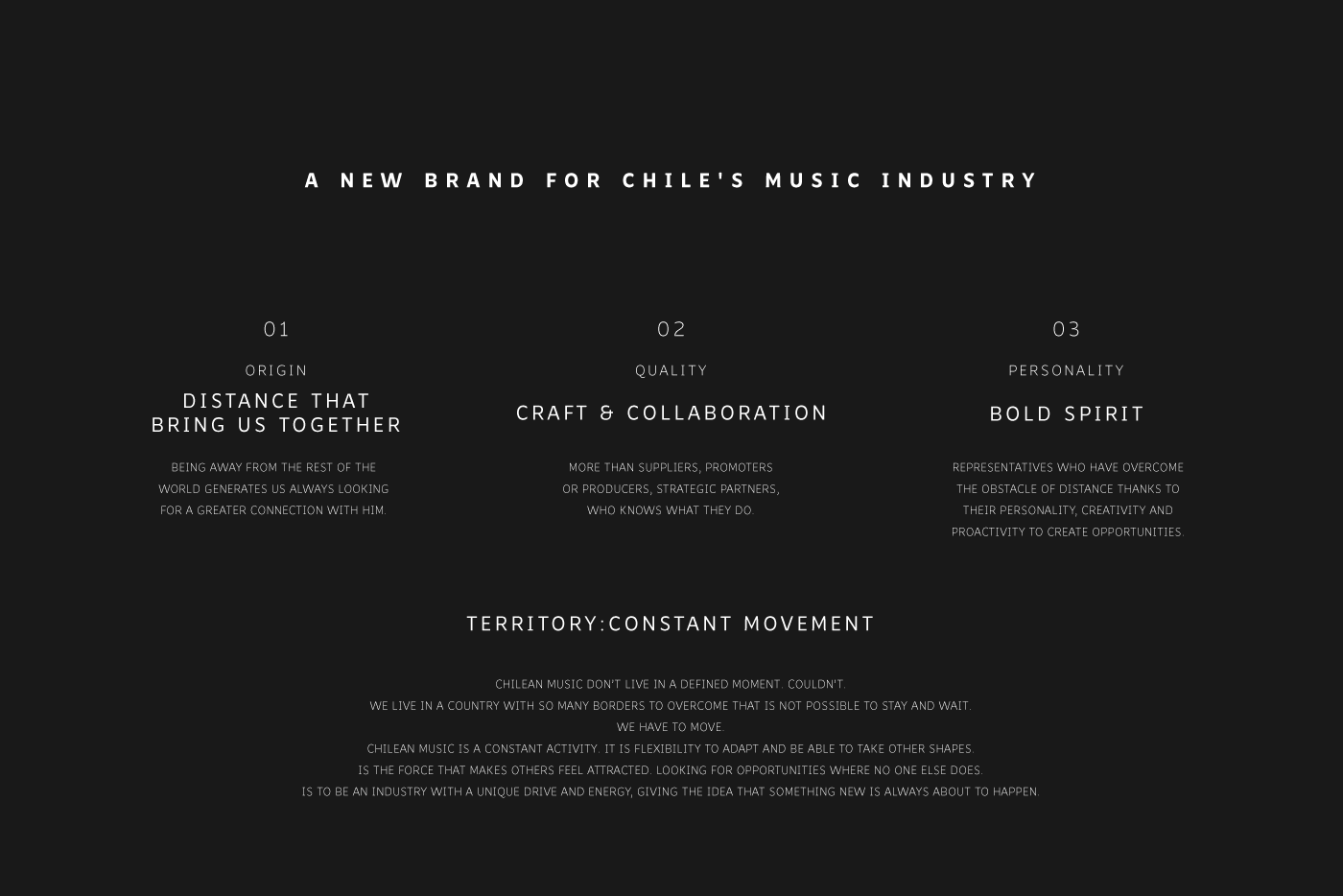 brand chile country design industry logo music sectorial sound wave