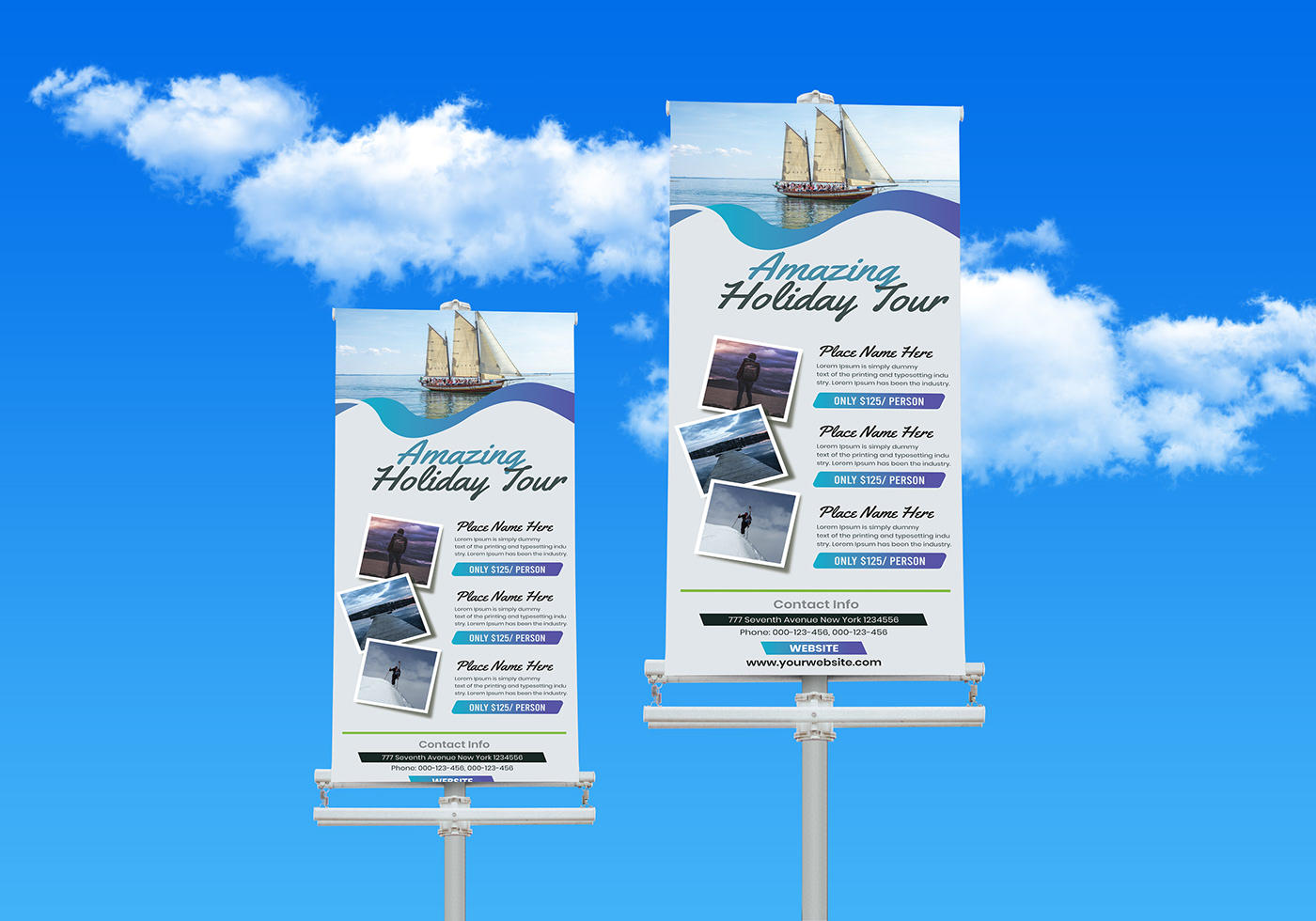 Ad Banner banner Corporate Rollup Banner pop up Pull Up rollup banner standing tour rollup banner travel rollup banner X-Banner