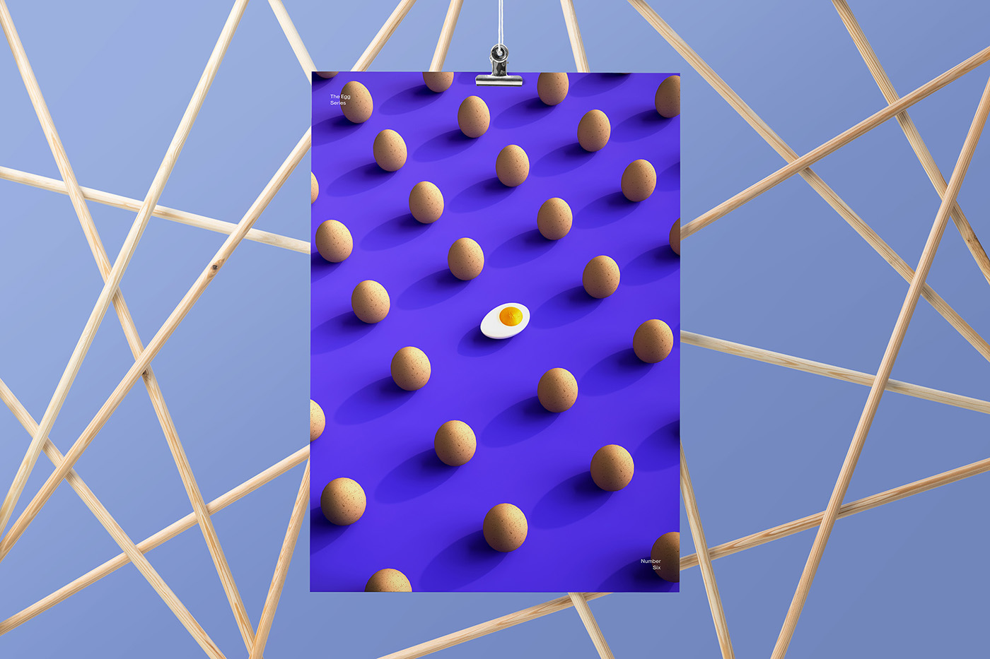 egg abstract surreal cinema 4d c4d c4dtoa arnold poster