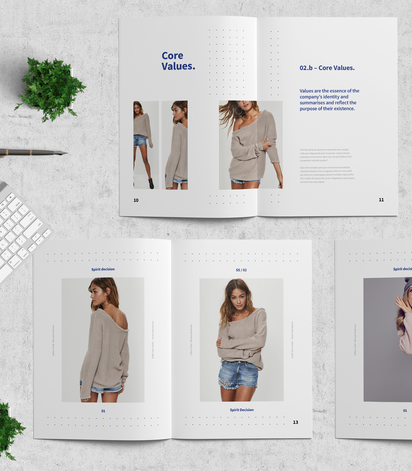visual design concept mood Fashion  Lookbook portfolio modern TRENDING catalog