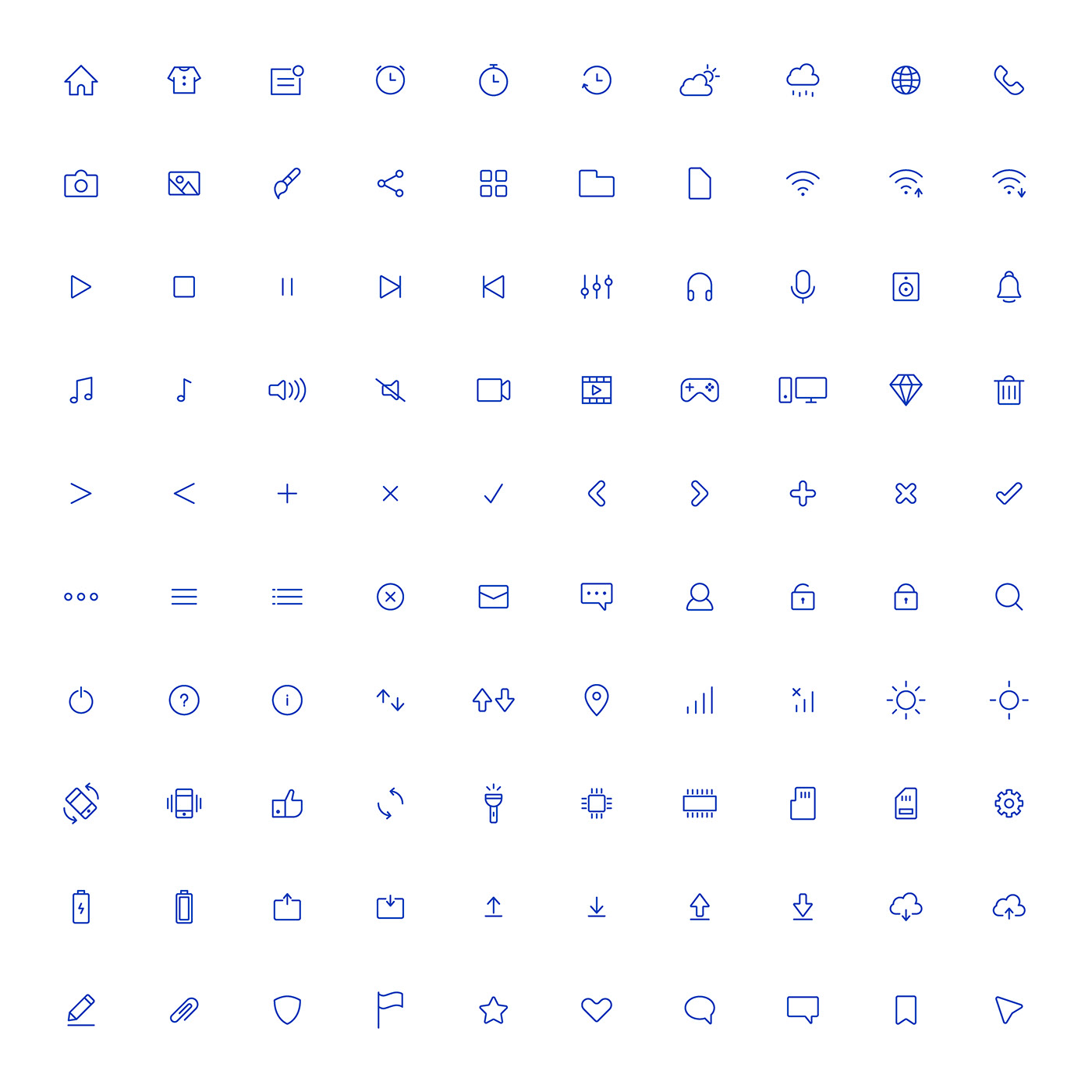 icons free download set kit Icon lined uotline