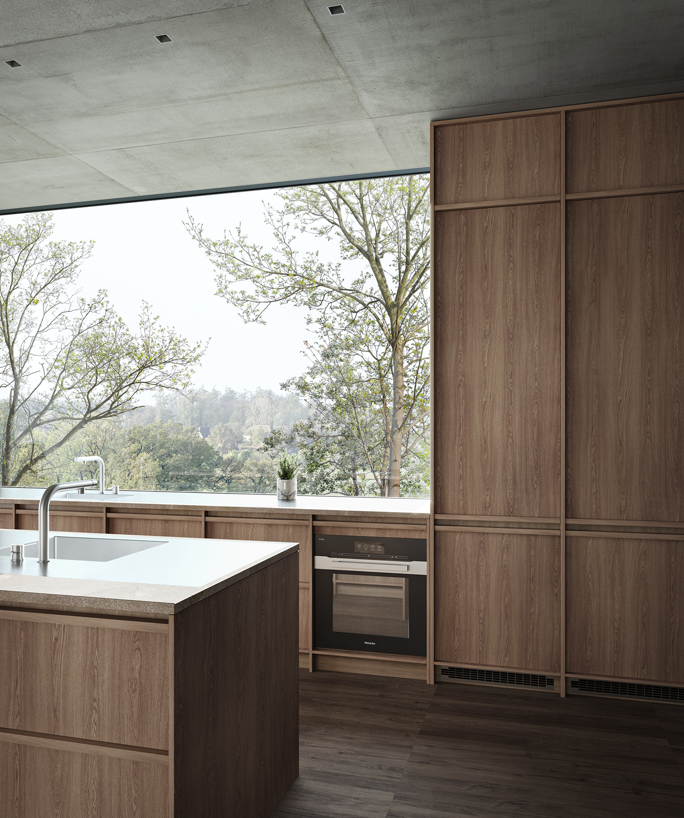 CGI interiordesign 3D kitchen design 3ds max visualization architecture archviz