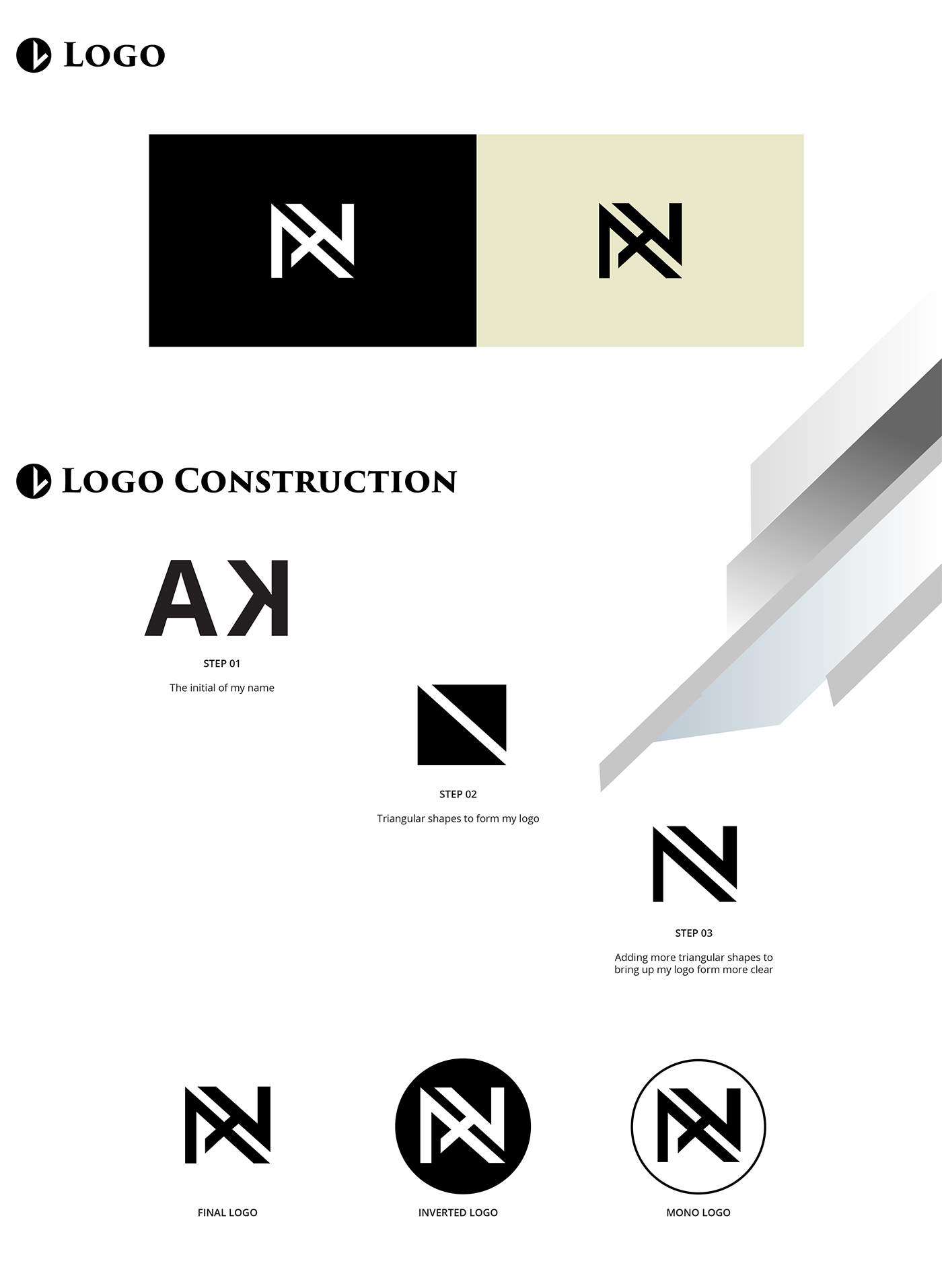 personal branding logo identity typography   monogram branding  Personal Identity