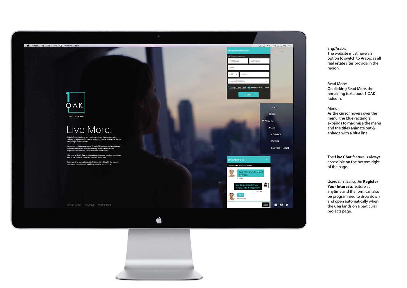 Website design Layout user UI ux front end Webdesign real estate construction