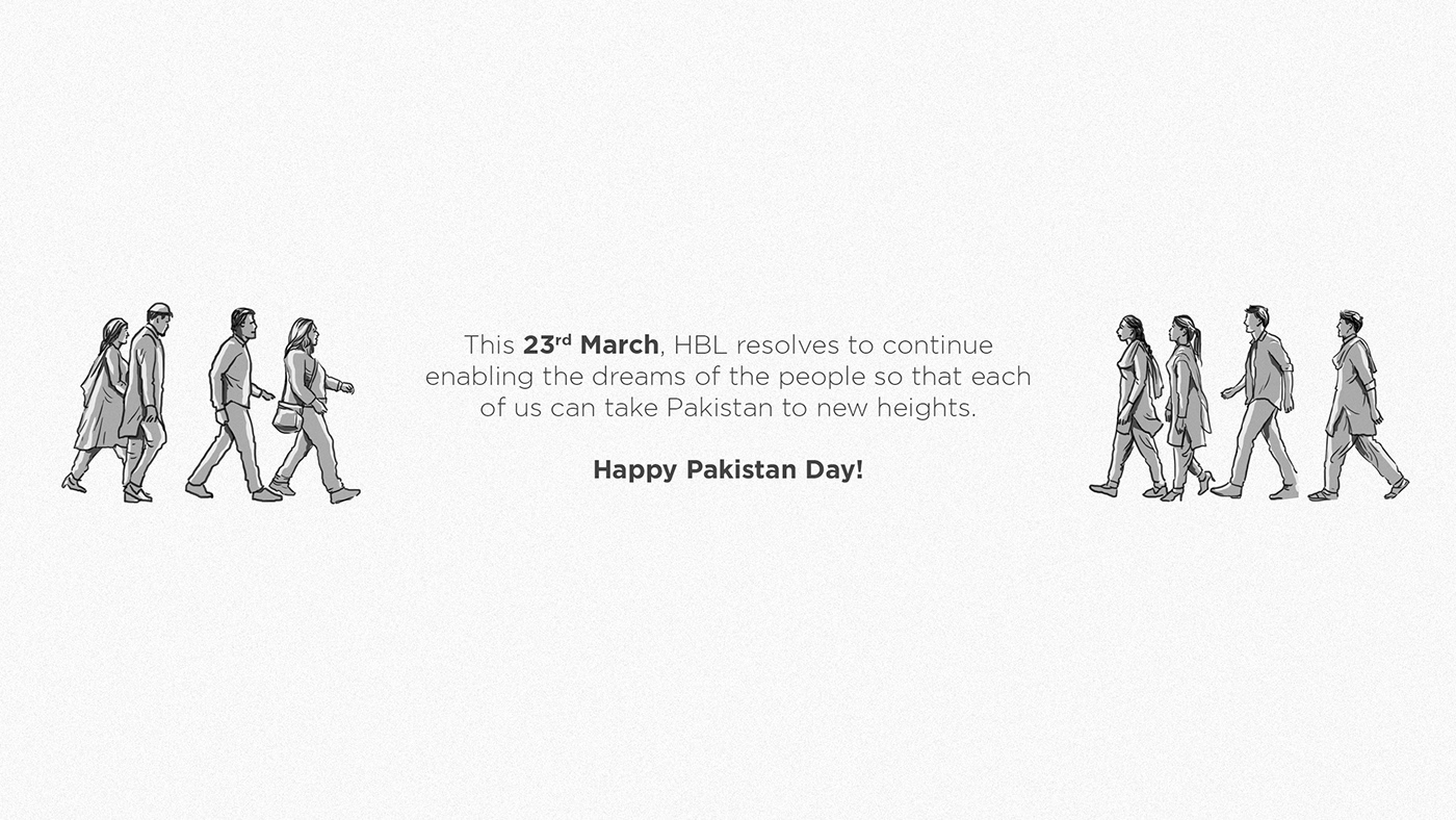 sketch creative print pakistan day resolution ads press ad