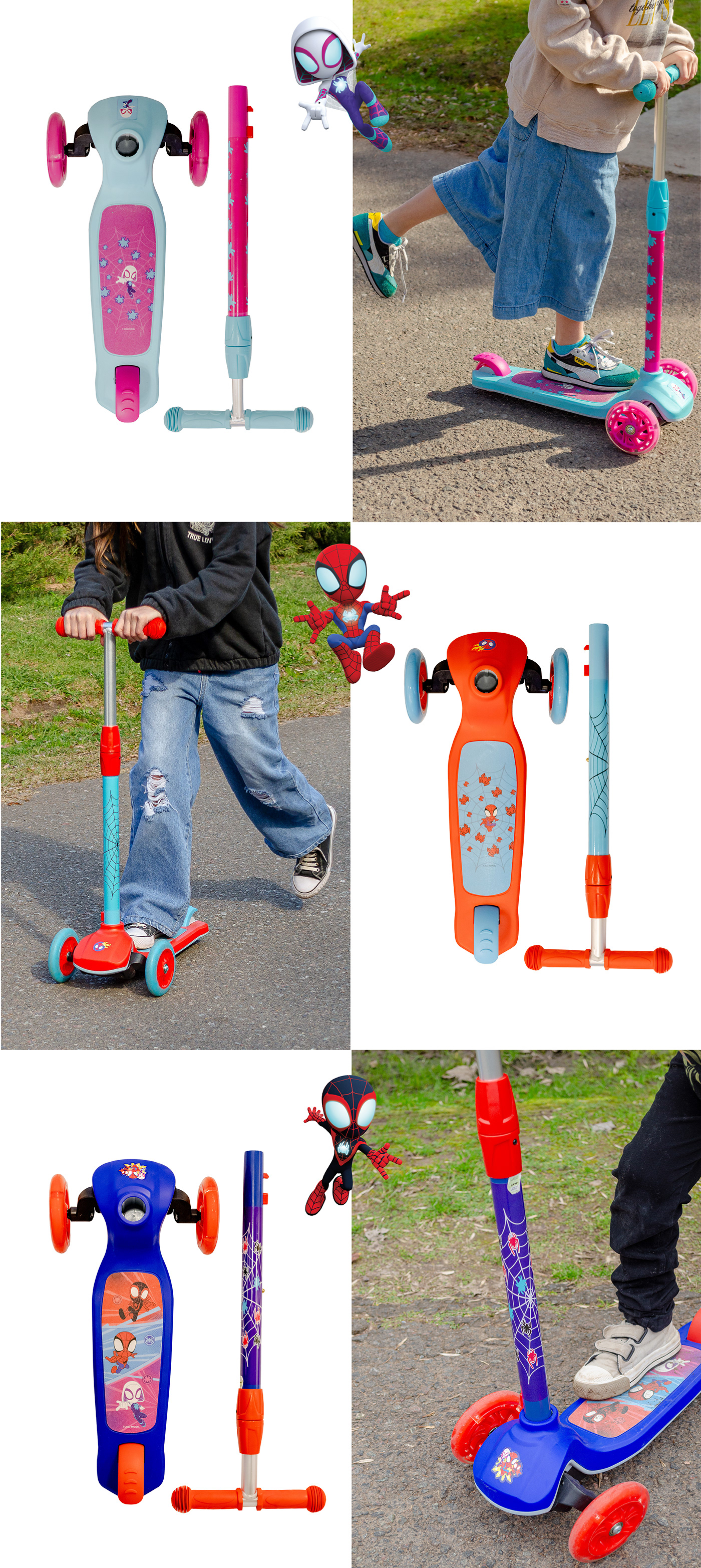 product design  graphic design  marvel spiderman spidey Scooter licence