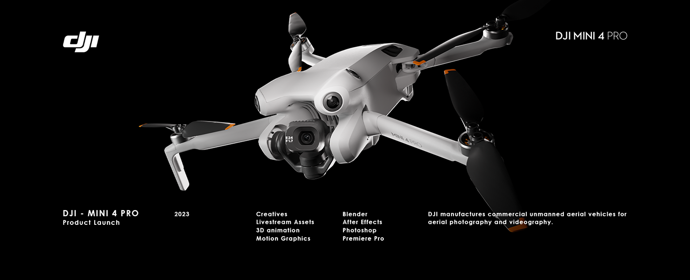 3D animation  graphic design  drone DJI OBB 3d modeling blender3d blender Creative Direction 