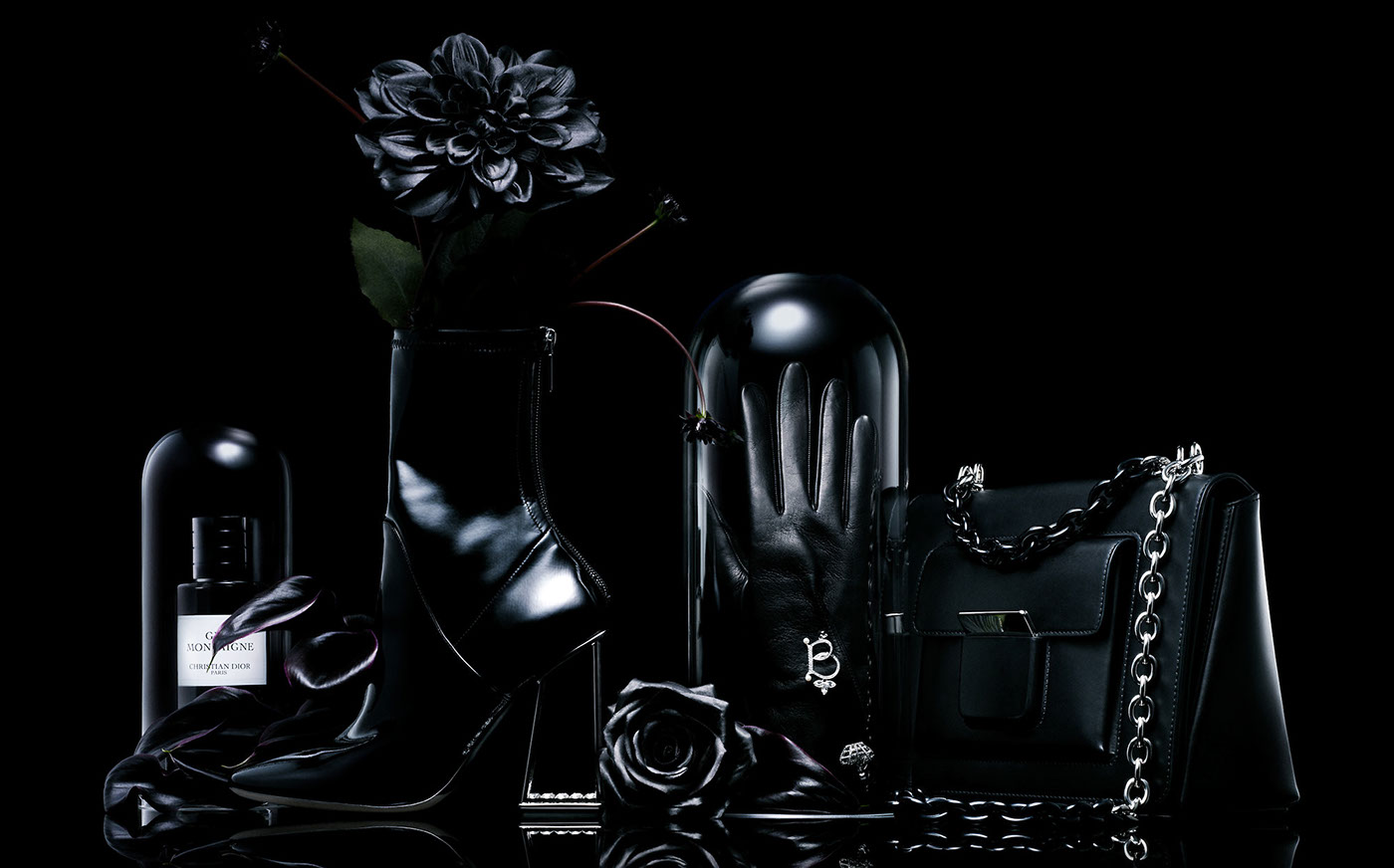 accessories shoes black editorial still life Daniel Lindh Photography  product