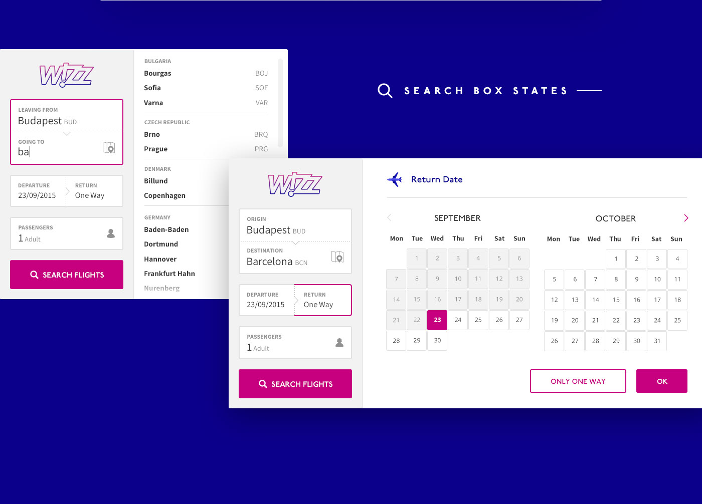 wizzair Webdesign mobile ux UI airplane Airlines wizz redesign Responsive