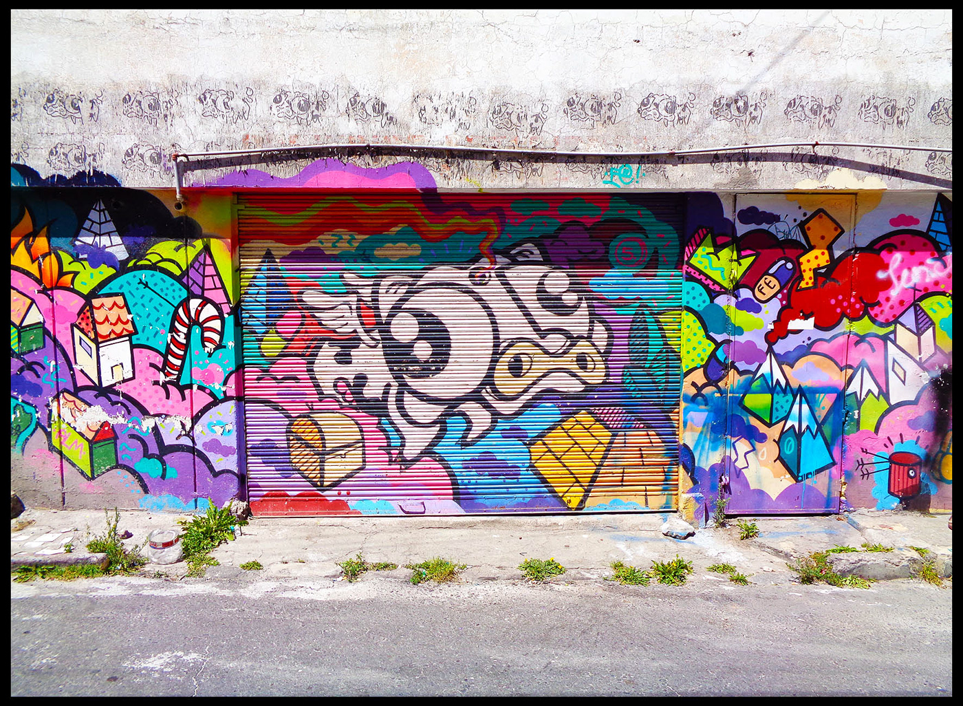 Image may contain: drawing, colorful and graffiti
