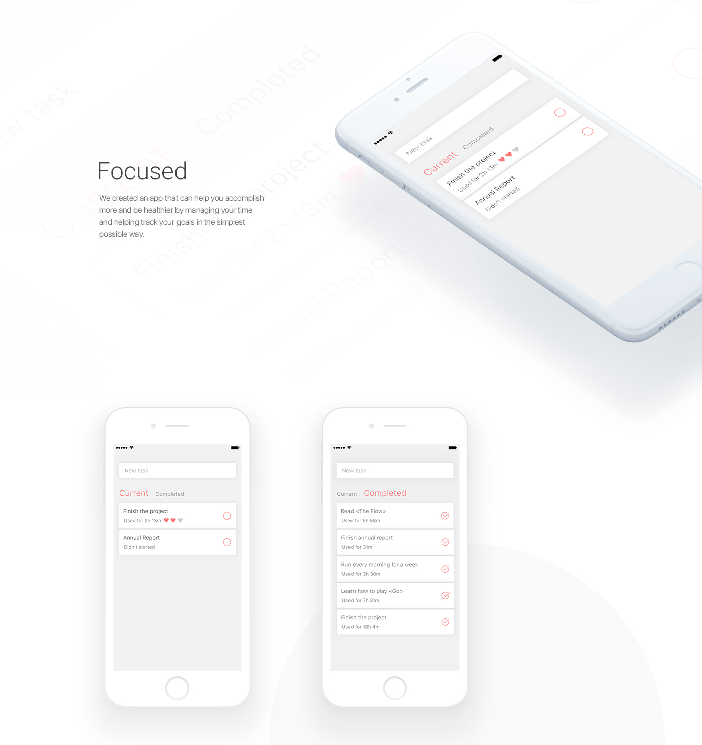 design UI ux app organizer iOS organizer app design Minimalism minimal