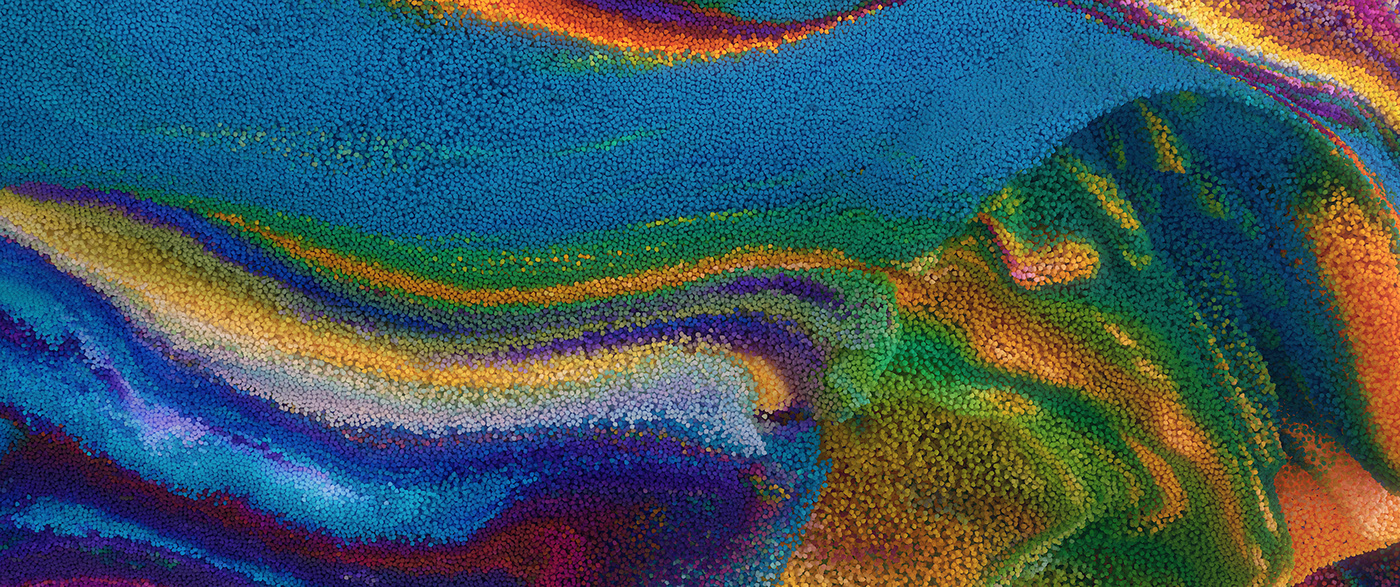 houdini redshift simulation particles waves vellum grain 3D Render art