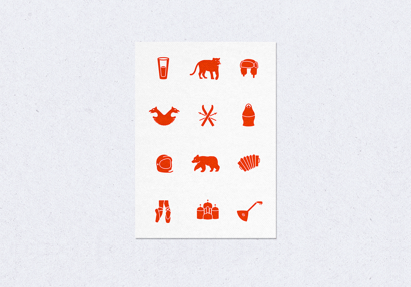logo simplicity branding  mark process icon design  Stationery Russia pattern monochrome