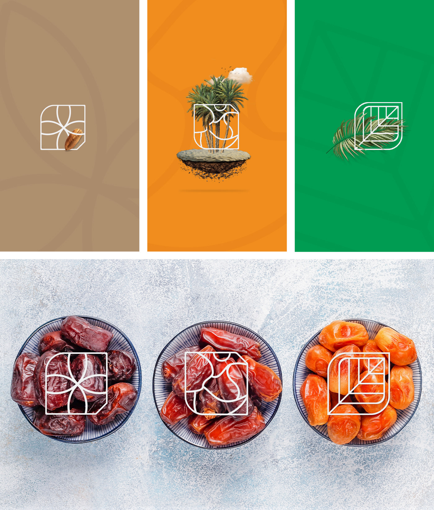 arabic brand identity dates packaging Logo Design muslim ramadan Social media post visual identity