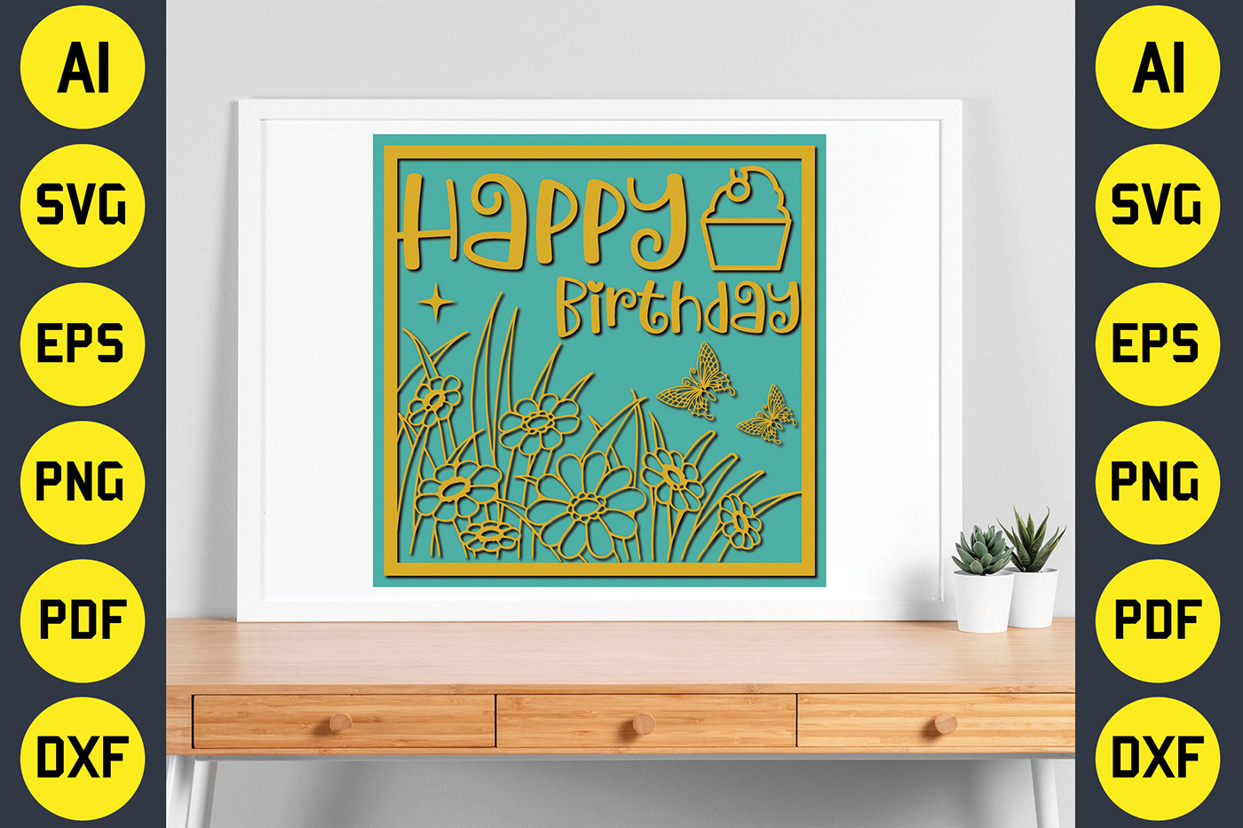 design greeting card greeting cards happy birthday Happy Birthday card Holiday laser cut paper