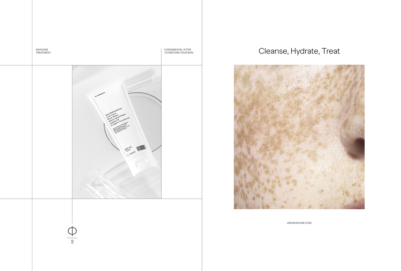 branding  emballage identité Packaging skincare Cosmetic logo natural science