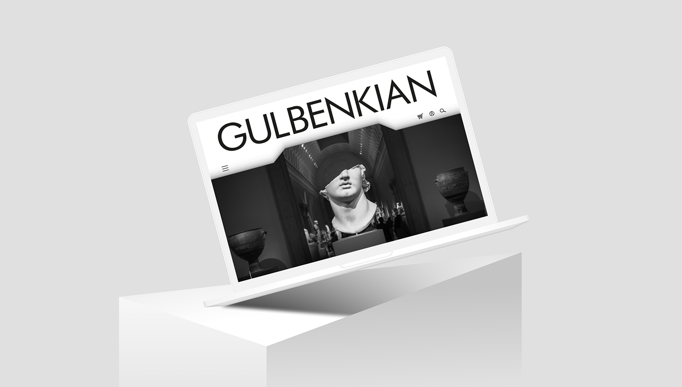 museum redesign Website Webdesign landing page UI/UX user experience Figma Gulbenkian redesigning