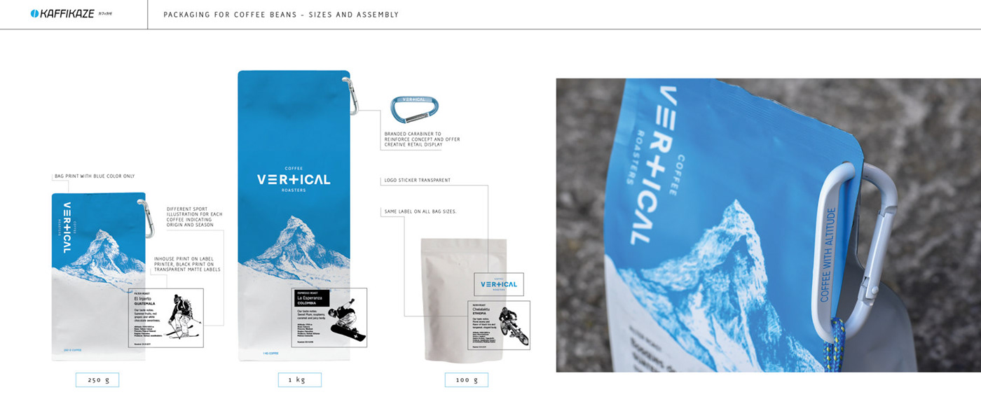 vertical Coffee specialtycoffee Packaging ILLUSTRATION  logo branding 