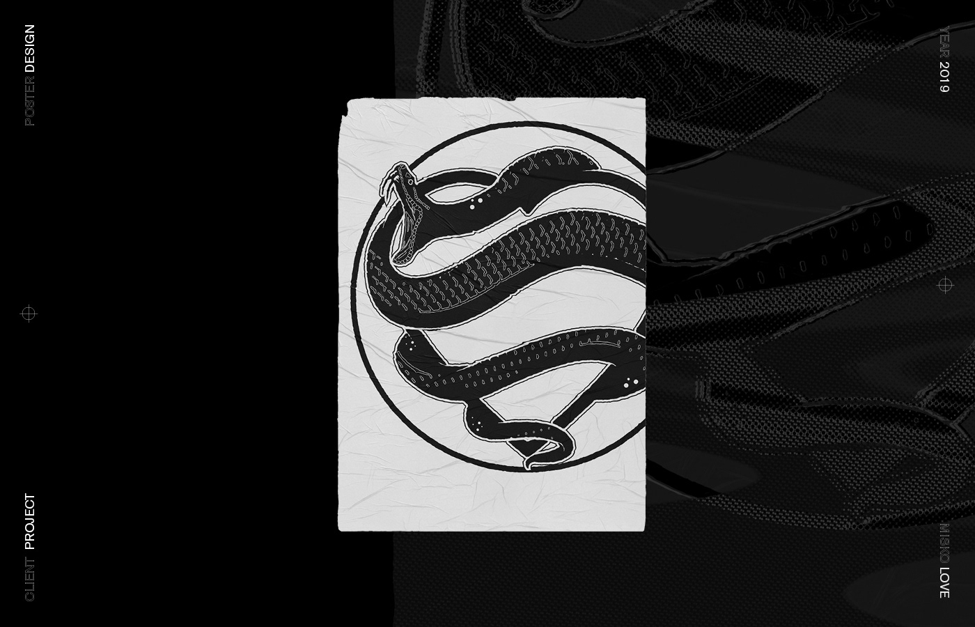 witch dj branding  identity logo music snake Love Glitch dark
