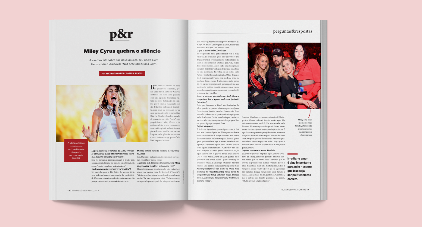 redesign editorial graphic design  music Rihanna magazine rolling stone feminism design revista