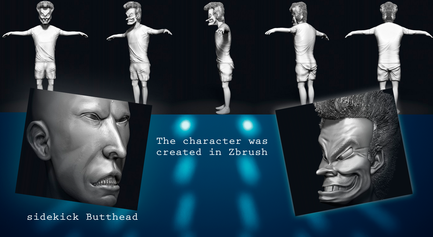 beavis and butthead Michael Jackson DANCE   triller animation  after effects motion design 3D visualization