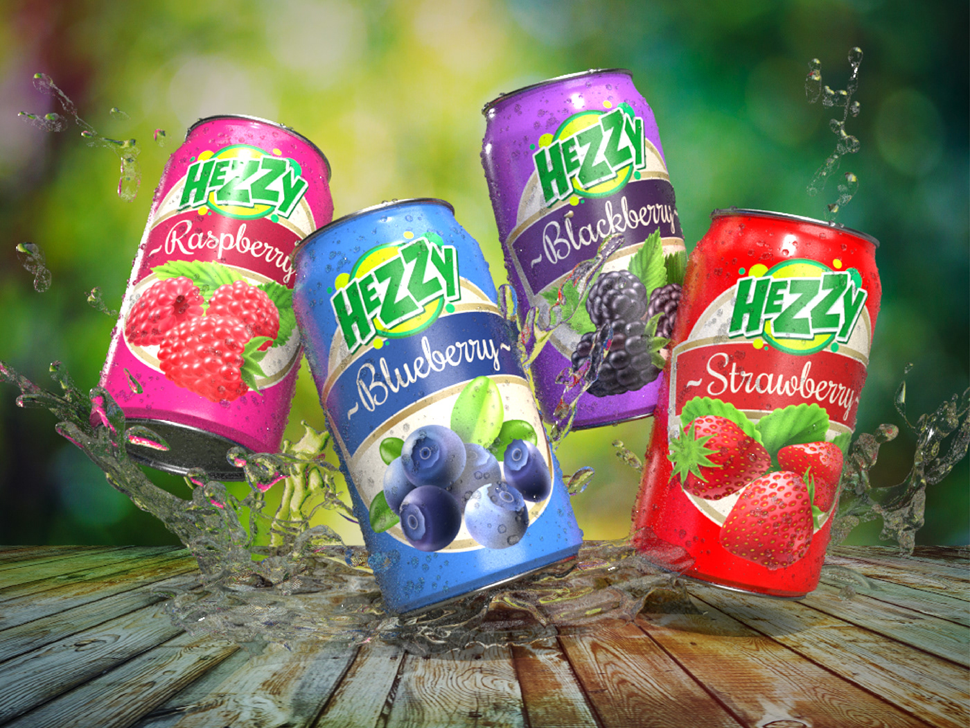 Hezzy Fruit Can Drinks on Behance