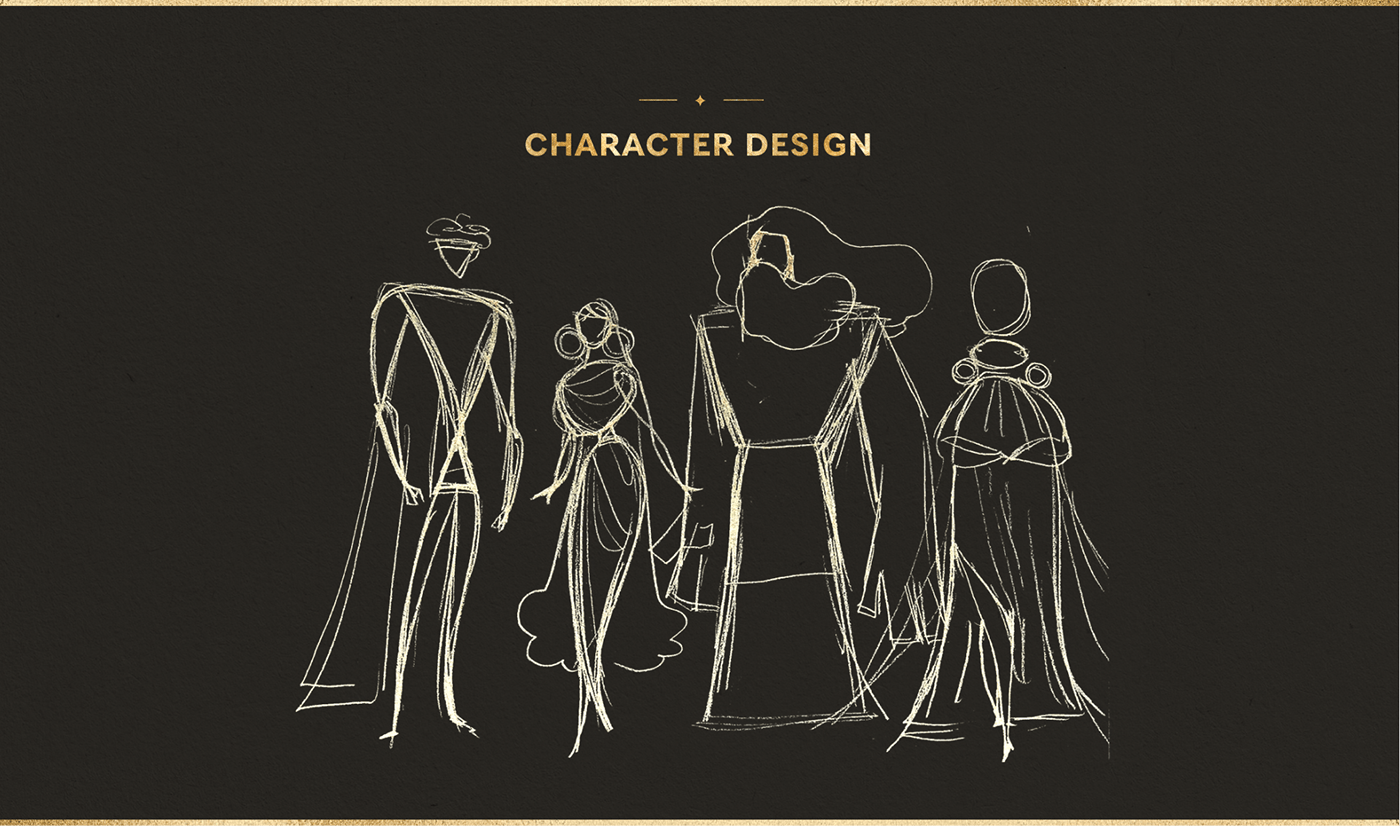 Character Design Sketch - A Generation of Narcissists