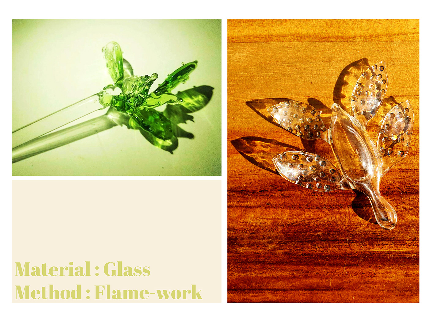 flame work glass art glass decor Glass Work