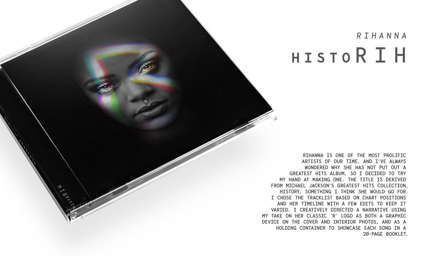 Rihanna album artwork Greatest Hits design cd