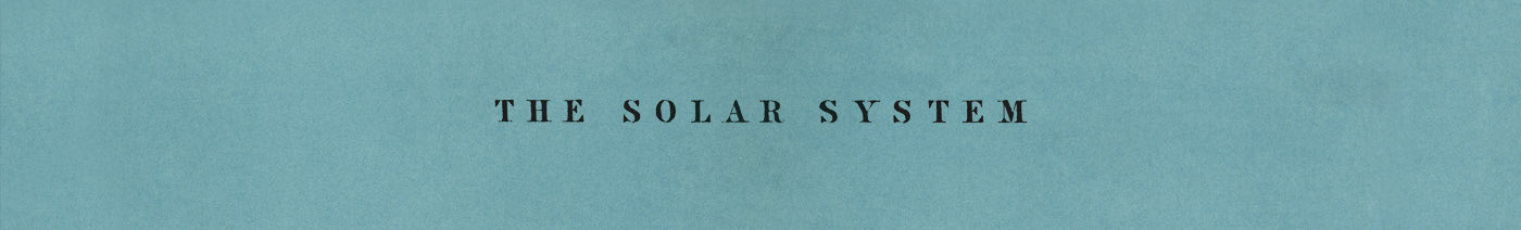 Planets Sun atlas solar system earth moon vintage Retro Victorian
