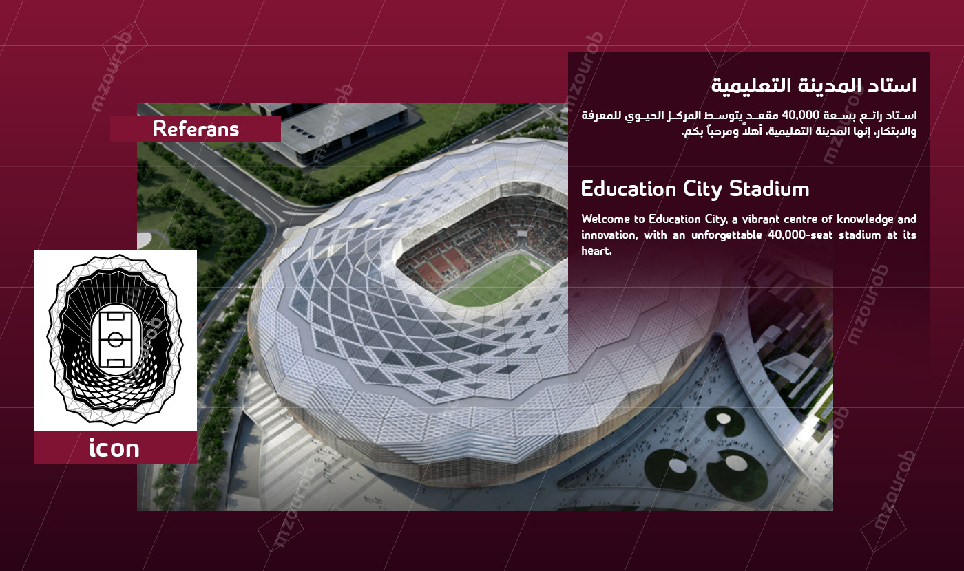 2022 world cup flat  vector Qatar stadiums العالم  رسم قطر كاس ملاعب