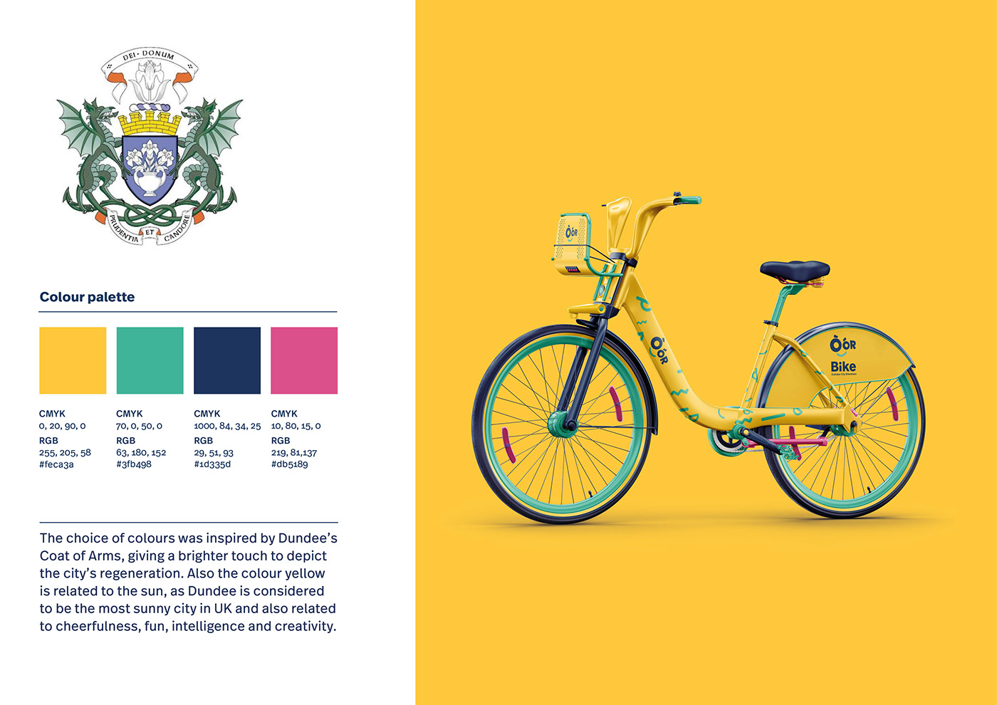 Bicycle bicycle share bike share brand identity branding  dundee graphic design  logo visual identity typography  