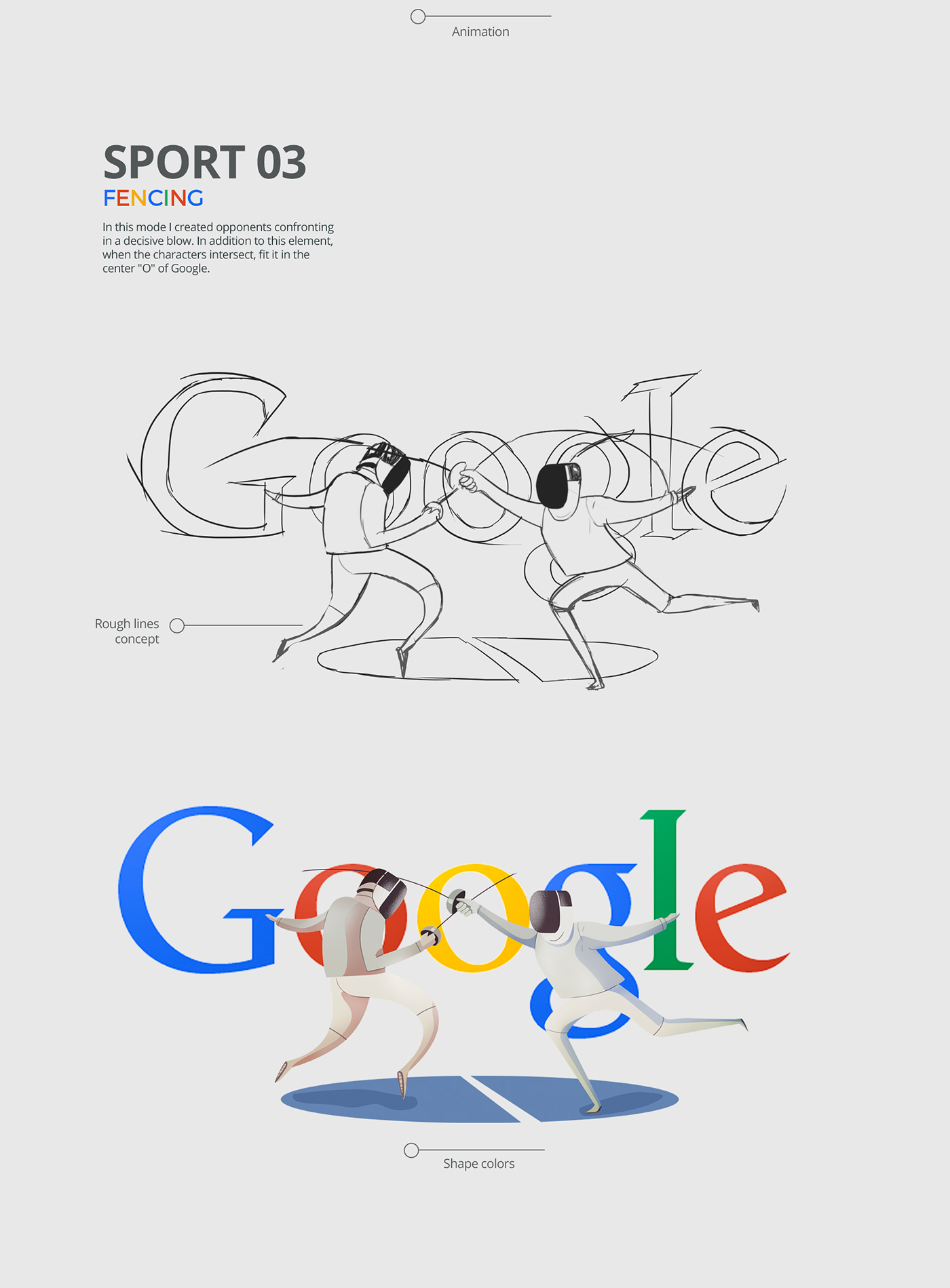 google doodle rio 2016 Character Olympics flat design flat sports mobile