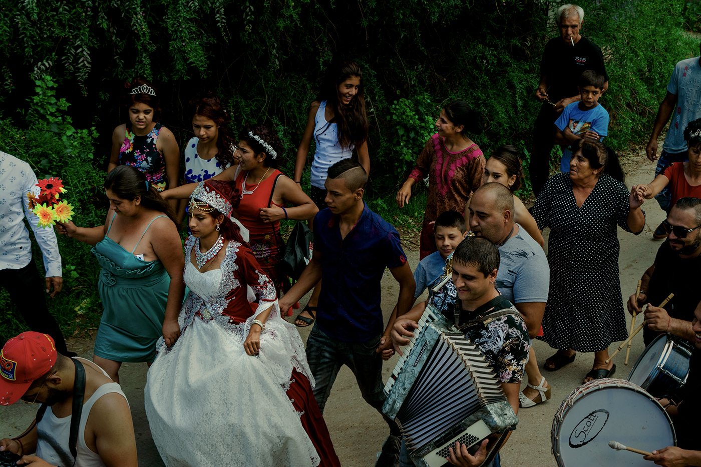 gypsy wedding Street Poverty photoshop edit raw celebration natural