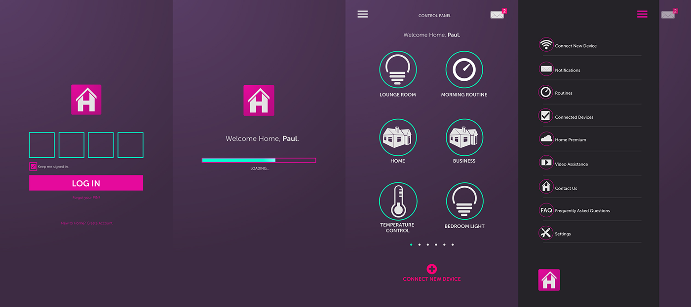application home app ux UI Experience