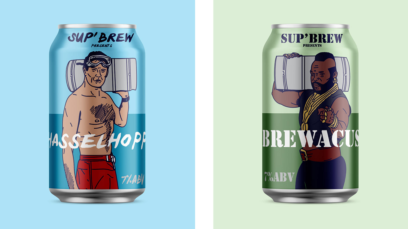 beer A Team baywatch funny drinks ale Character cartoon