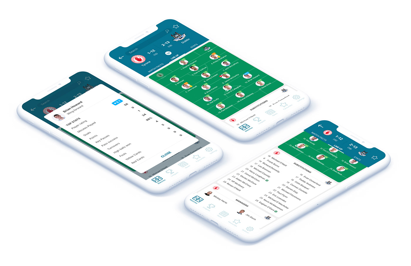 app GAA sport UI scores livescore irish ux design digital