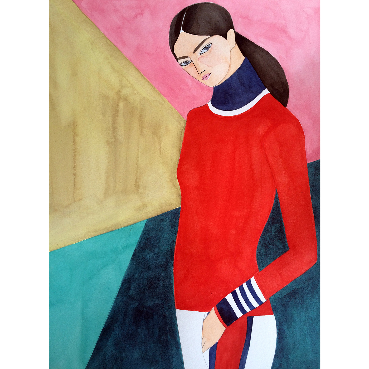 Tory Sport, commissioned paintings on Behance