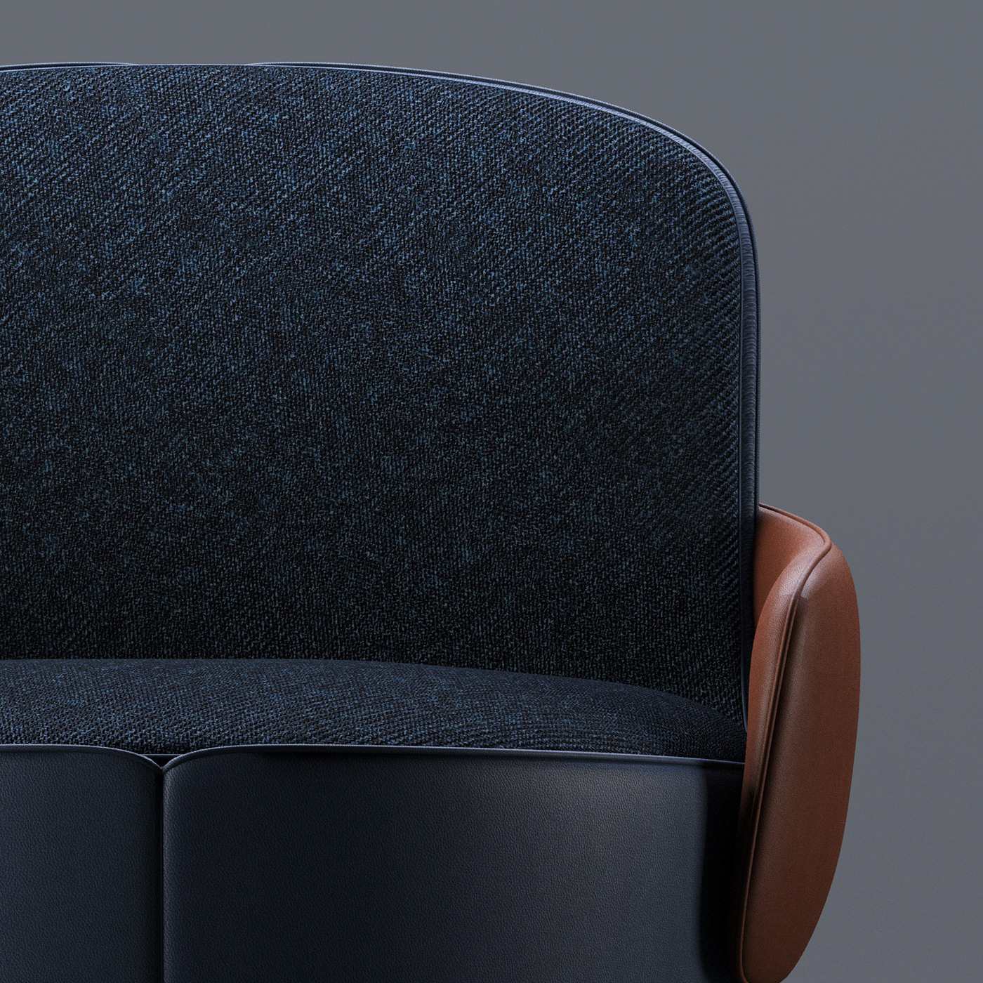 luxury armchair furniture Render visualization video animation  product design  product render modern
