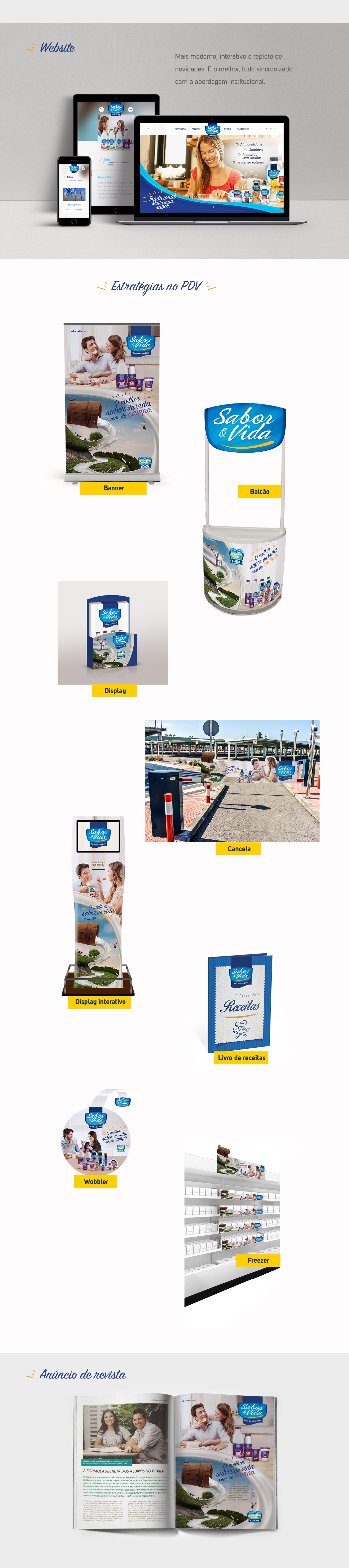 saborevida embalagem packing sabor&vida Ilustração cialne marca conceito campanha PDV