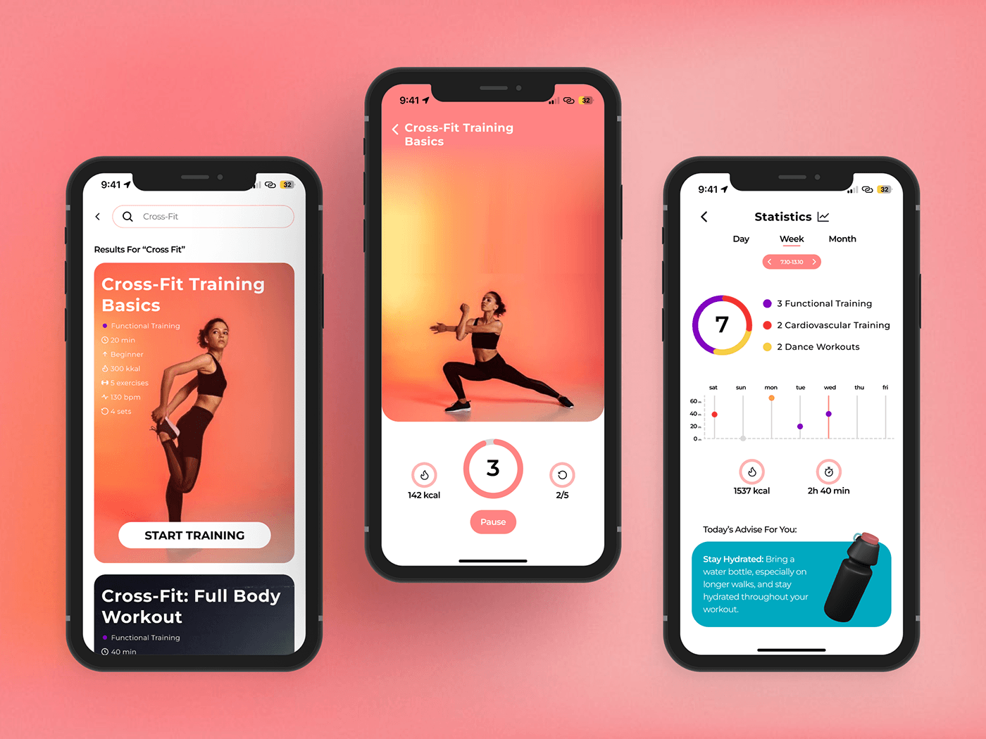 design fitness sport ux UI/UX Figma ui design app user interface Mobile app