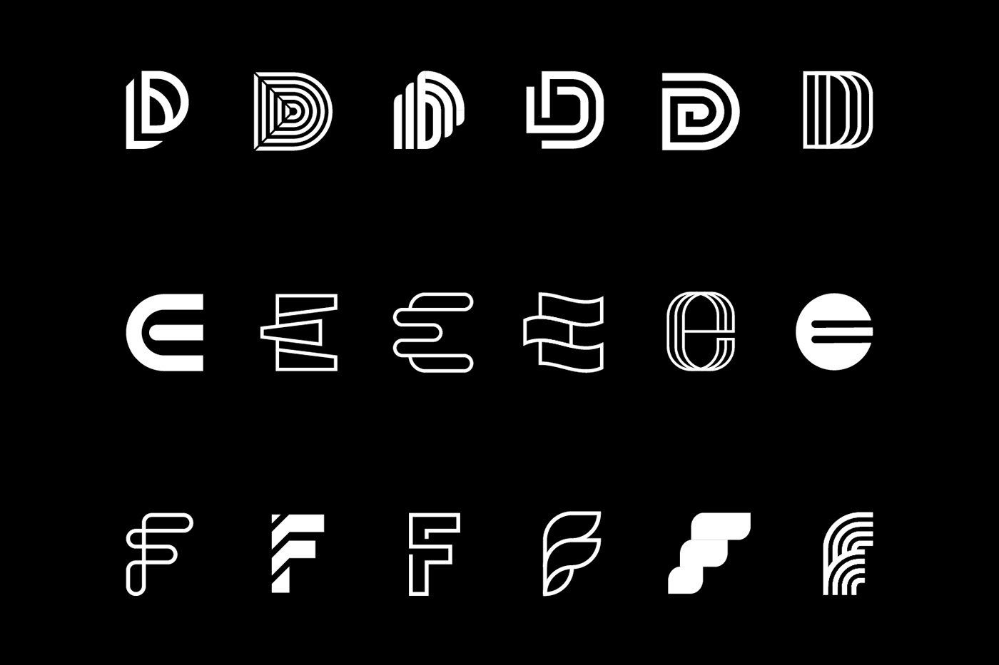 symbol Icon logo brand flat grid type mark clean modern
