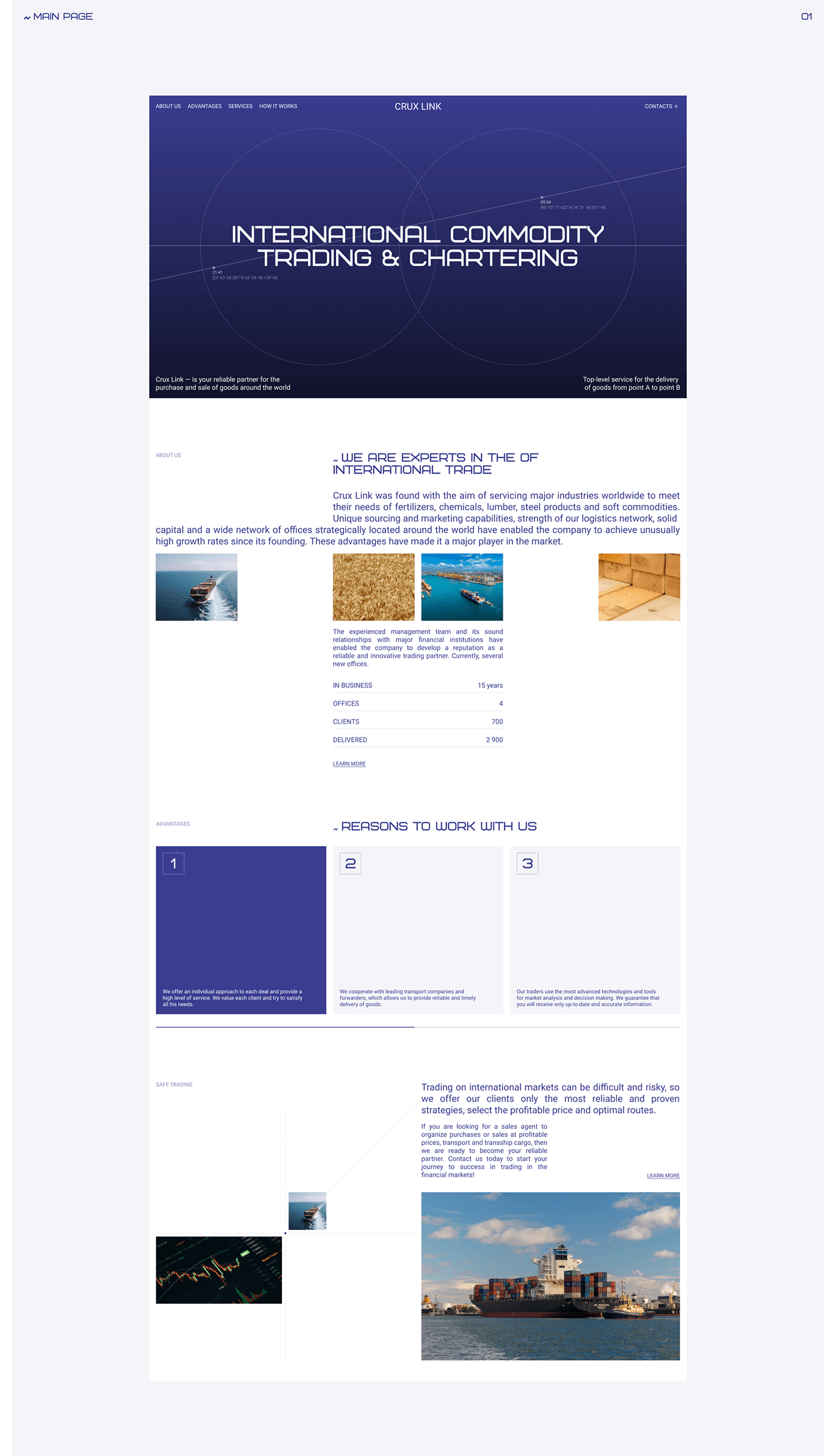 design landing page ux/ui Figma concept redesign