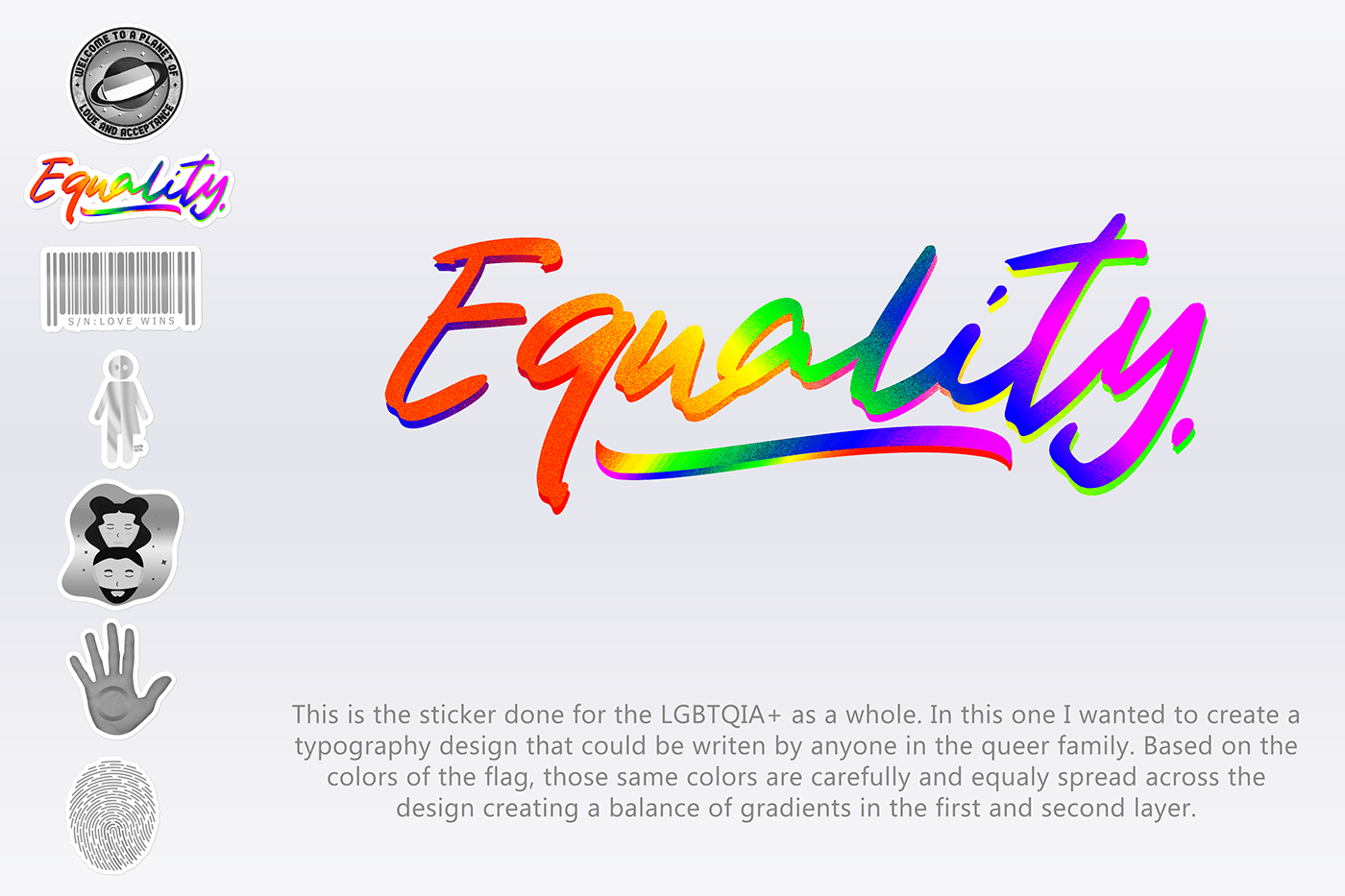 equality graphic design  intersex LGBT lgbtqia+ pansexual sticker stickers TRANS transexual
