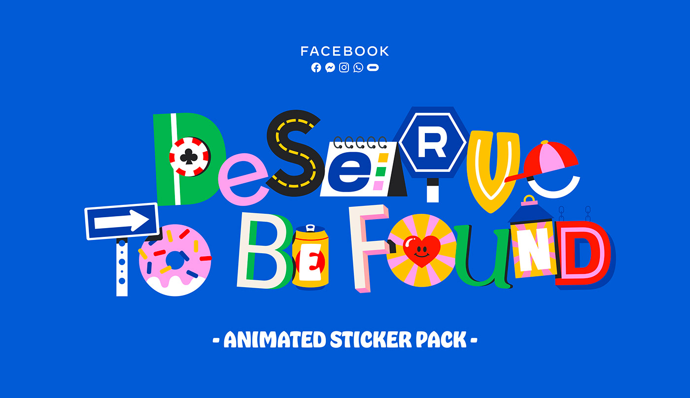 animation  Character Character design  Emoji facebook lettering motion graphics  social stickers sticker typography  