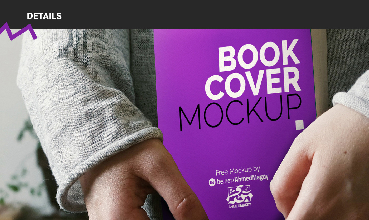 Mockup bookcover book mockup psd book in hand girl hands cover mockup free