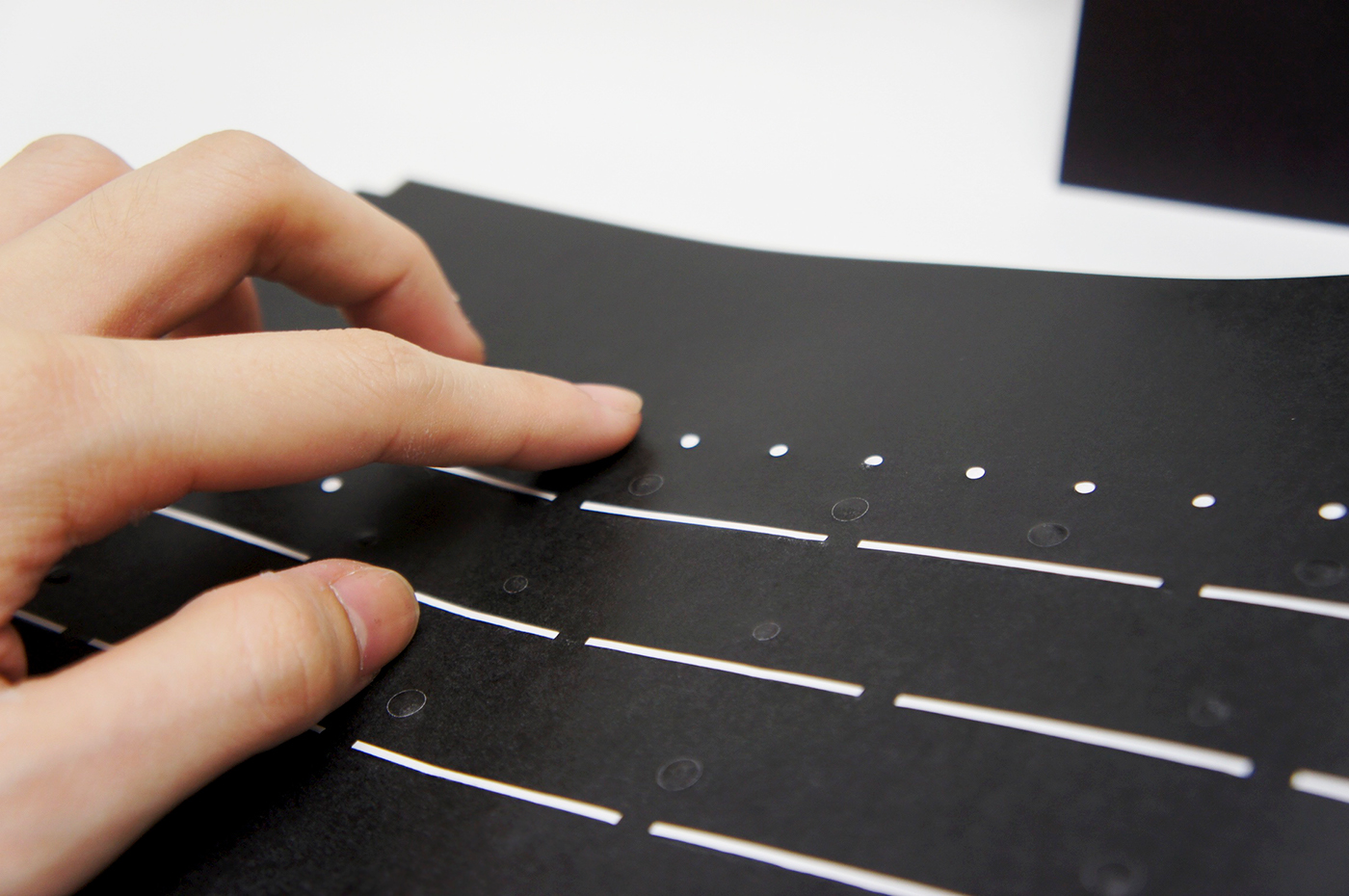 handbound book book poster Braille dots touch feel listen SENSORY sensory experience craft
